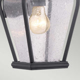 Mystic Black Province Wall Lantern - Vintage-Inspired Outdoor Lighting