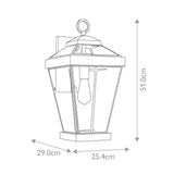 Ravine Exterior Wall Lantern in Western Bronze Finish