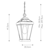 Western Bronze Ravine Outdoor Pendant Light