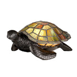 Tiffany Animal Lamps - Sawback Turtle Table Lamp