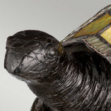 Tiffany Animal Lamps - Sawback Turtle Table Lamp