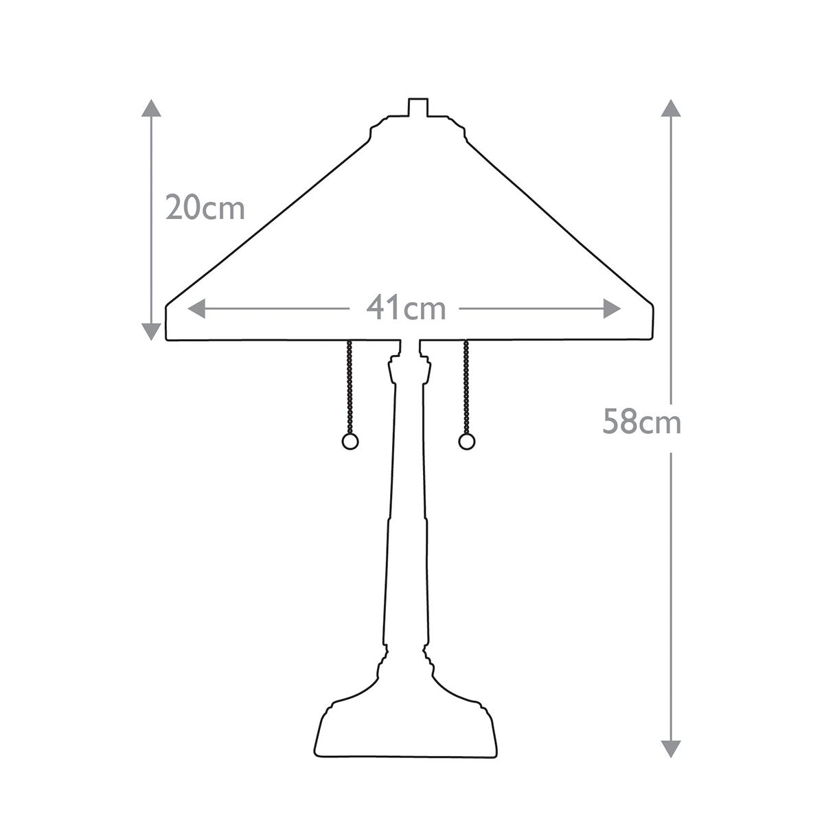 Vintage Bronze Tiffany-Style Stained Glass Table Lamp