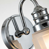 Swell Polished Chrome Wall Light Fixture