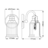 Swell Polished Chrome Wall Light Fixture