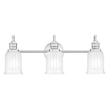 Swell 3-Light Polished Chrome Wall Sconce