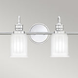 Swell 4-Light Polished Chrome Bathroom Wall Fixture