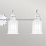 Swell 4-Light Polished Chrome Bathroom Wall Fixture