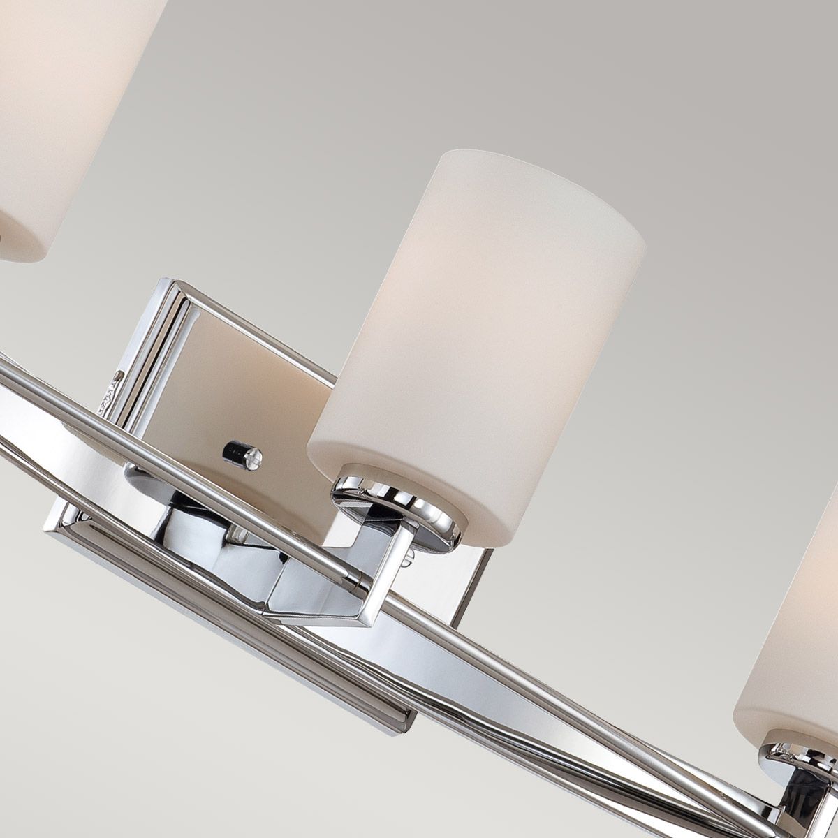 Taylor Polished Chrome Triple LED Mirror Light