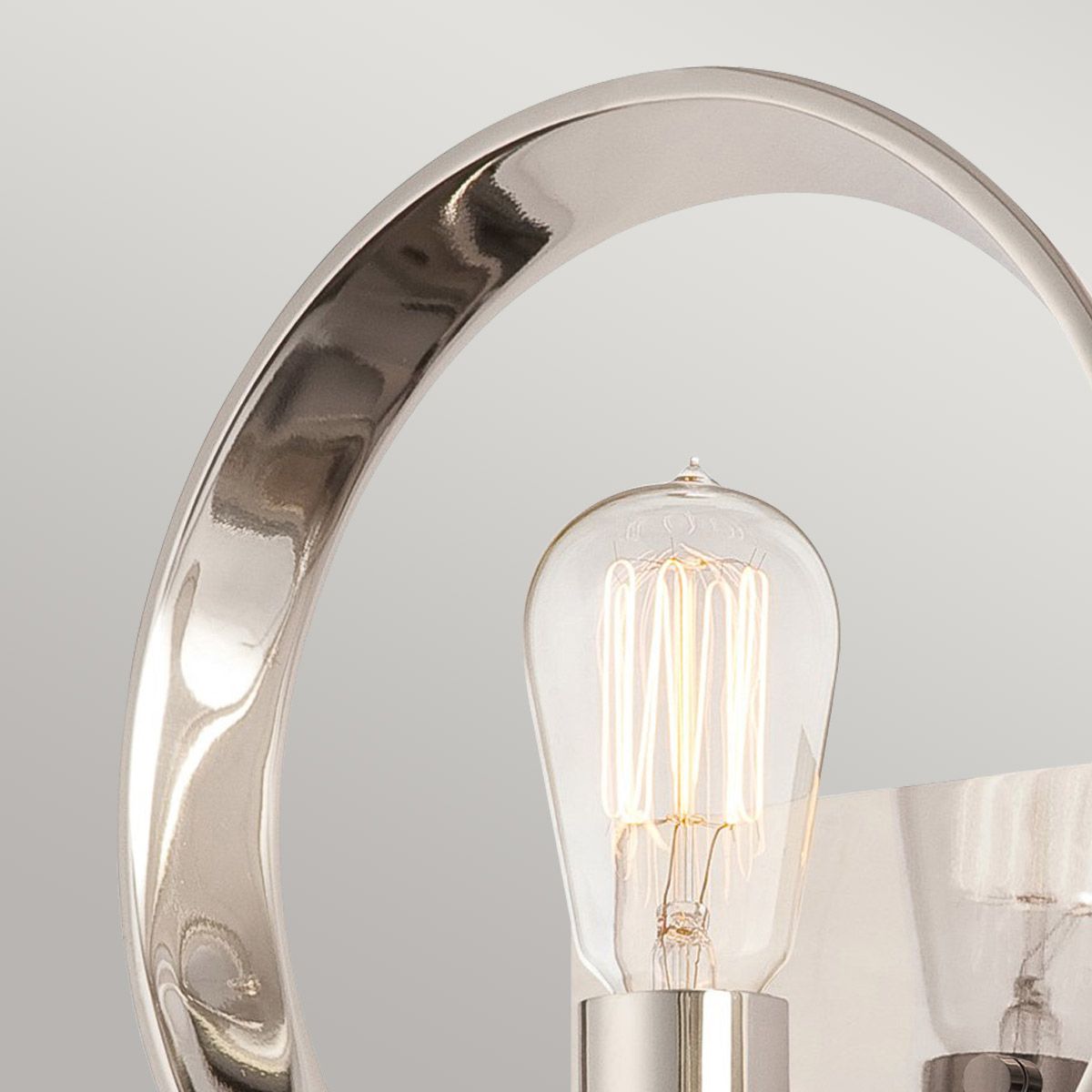 Uptown Theater Row Single-Light Wall Sconce in Imperial Silver