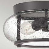 Trilogy Dual-Light Flush Mount in Vintage Bronze Finish