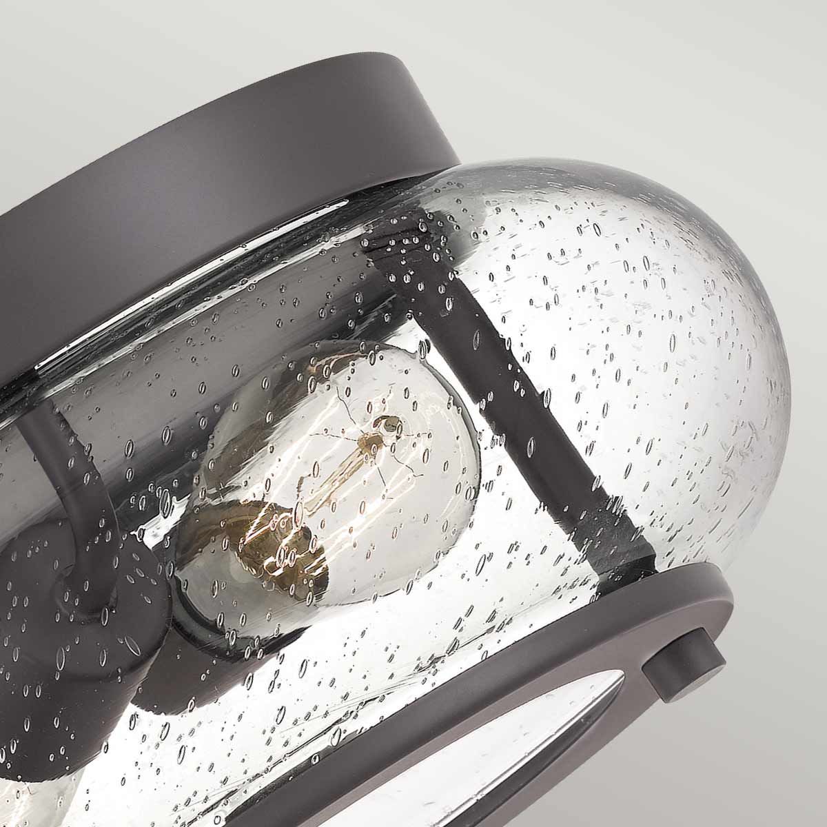 Trilogy Dual-Light Flush Mount in Vintage Bronze Finish