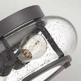 Trilogy Dual-Light Flush Mount in Vintage Bronze Finish