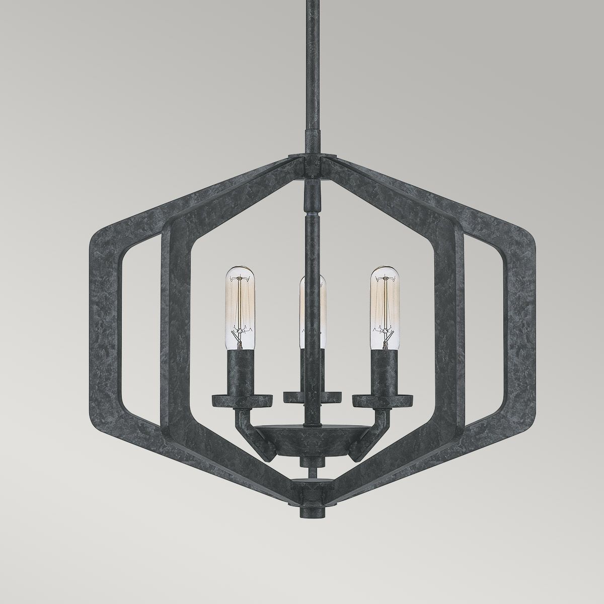 Vanguard Trilogy Black Steel Pendant