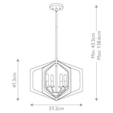 Vanguard 4-Light Industrial Pendant