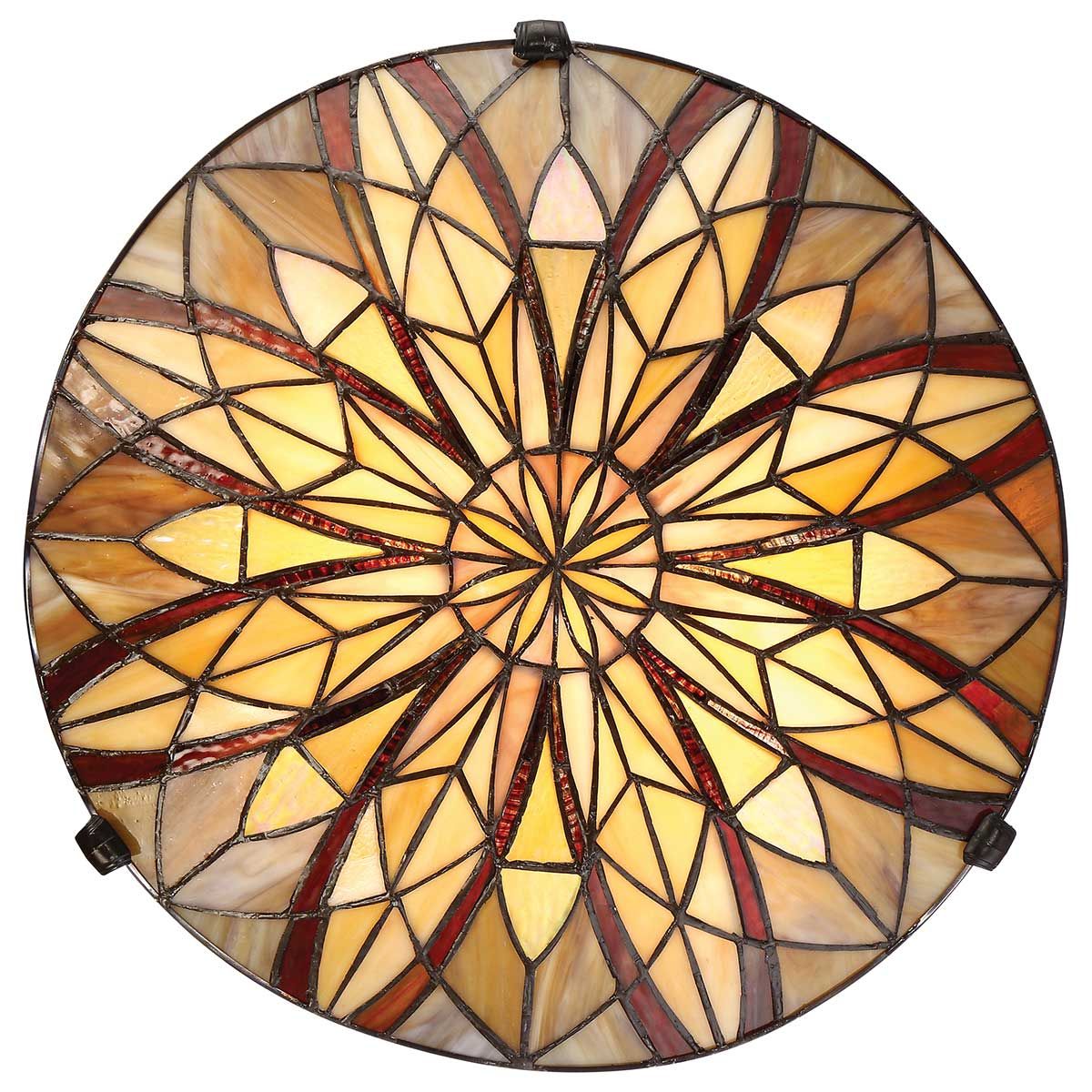 Valiant Bronze Tiffany Semi-Flush Illumination