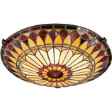 Vintage Bronze West End Flush Mount Ceiling Light