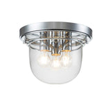 Gleaming Trio Flush Mount Fixture