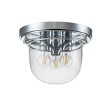 Gleaming Trio Flush Mount Fixture