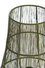 Olive Green Banjar Table Lamp - 24x33 cm