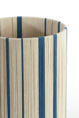Cream and Blue Medan Shade Cylinder 30-30-40 cm