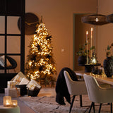 Handwoven Natural-Black Xamuri Rug, 300x200 cm