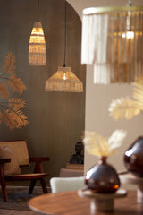 Natural Seagrass Pendant Lamp Ø45x30 cm Latika Design