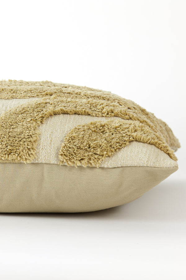 Olive Green Sakala Throw Pillow 45x45 cm
