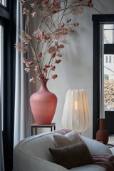 Elegant Tripod Floor Lamp with Plumeria Sand Finish - Ø42x132 cm