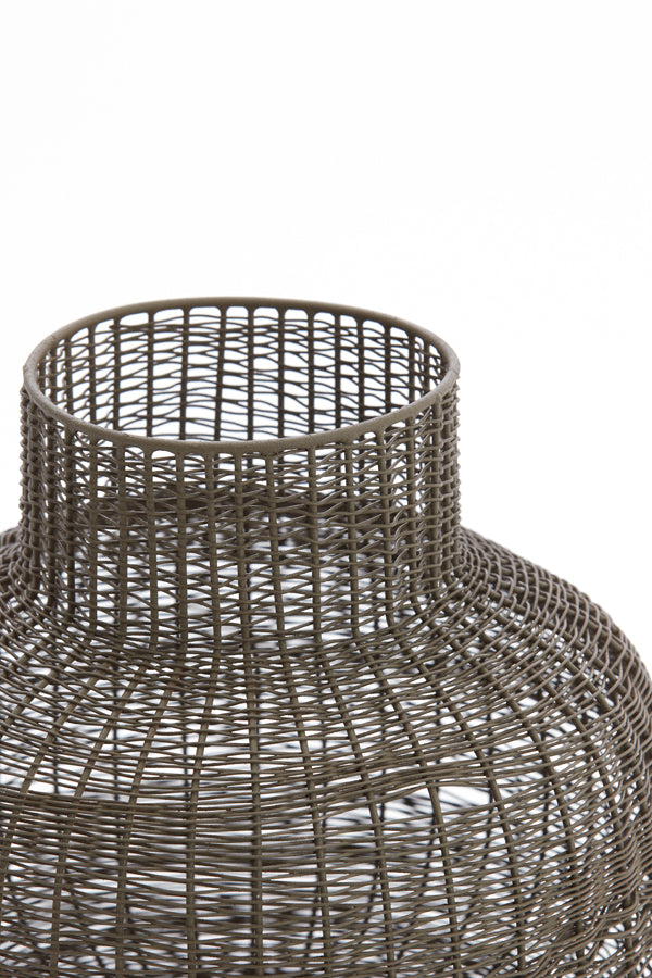 Valery Grey Tealight Holder Ø27x24 cm