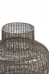 Valery Grey Tealight Holder Ø27x24 cm