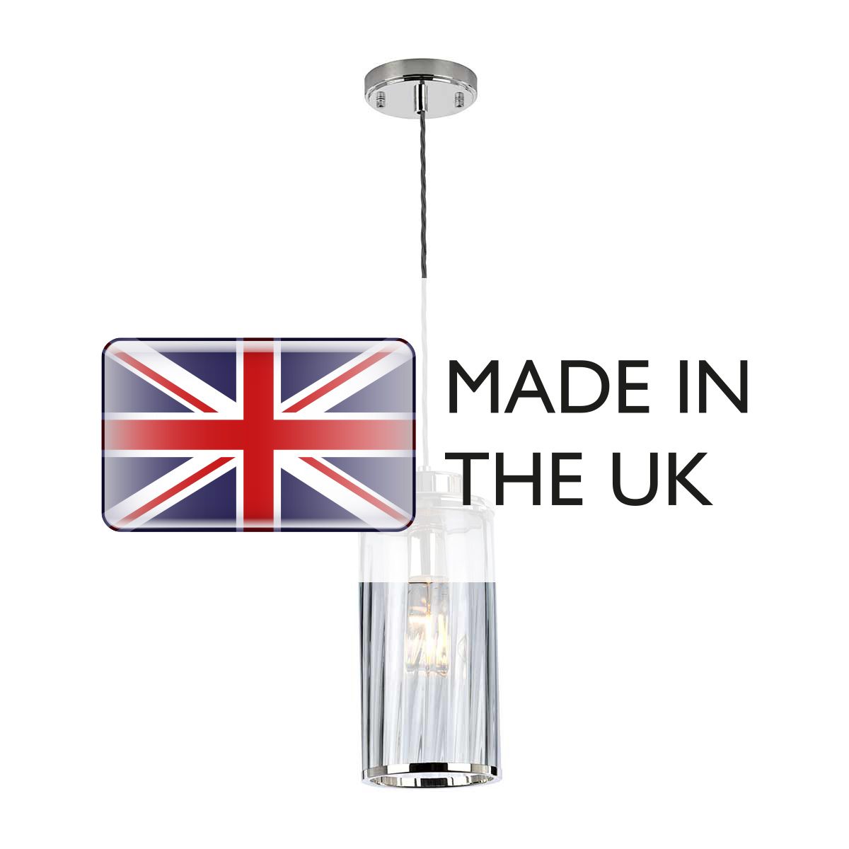 Reno Polished Nickel Pendant Light with Smoke Glass Shade