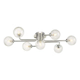 Reyna 7lt Semi Flush Polished Chrome Frame Only