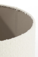 Elegant White Bolero Cylinder Shade 40x40x30 cm