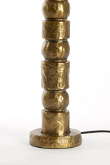Bronze Akti Lamp Base with Antique Finish, Ø13x58 cm