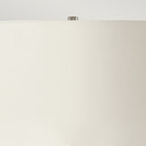 Ripple 1 Light Table Lamp - Black with White Shade Black with White Shade