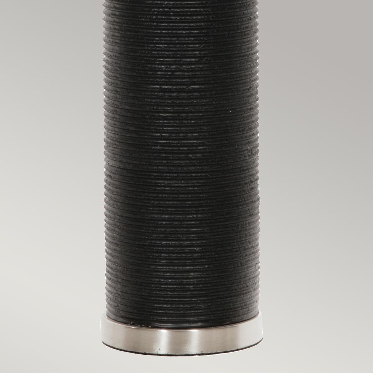 Ripple 1 Light Table Lamp - Black with White Shade Black with White Shade