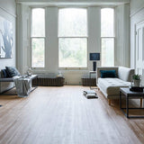 Ripple Black Porcelain Table Lamp with Polished Nickel Accents