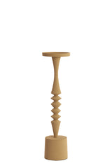 Elegant Mistry Beige Candle Stand Ø11x40 cm