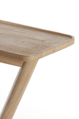 Rustic Mango Wood Side Table 45x42x63 cm - Natural Finish