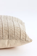 Sarmato Beige Throw Pillow 45x45 cm