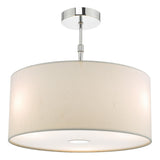 Ronda White Faux Silk Easy Fit Shade 40cm