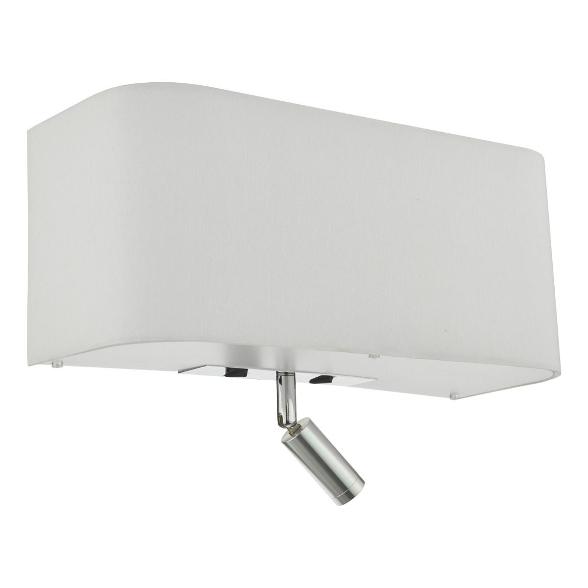 Ronda 3 Light Wall Light Ivory With LED Reading Light