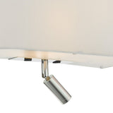 Ronda 3 Light Wall Light Ivory With LED Reading Light
