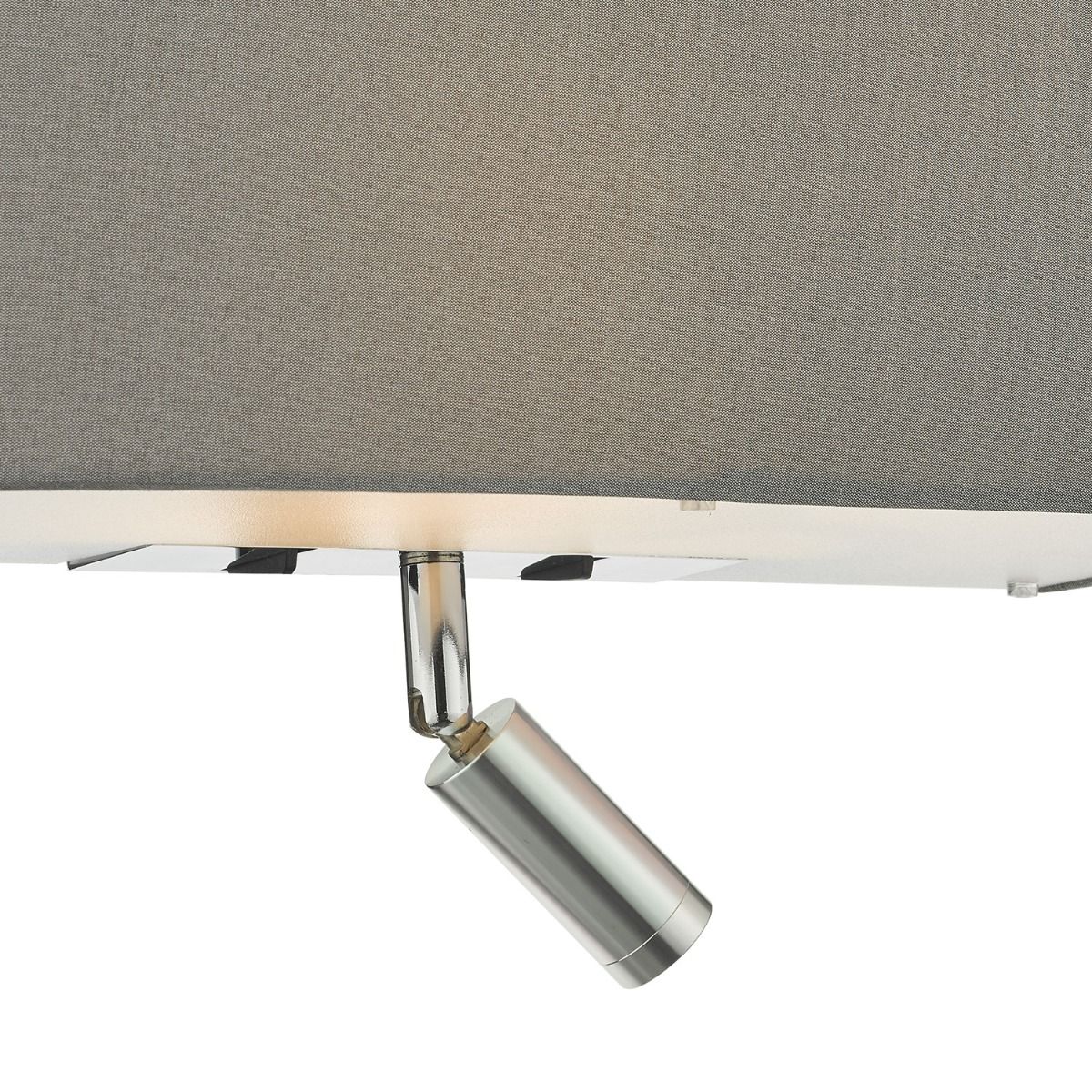 Ronda 3 Light Wall Light Grey With LED Reading Light