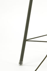 Elegant Tripod Floor Lamp in Dark Green, Ø42x132 cm - Plumeria Design