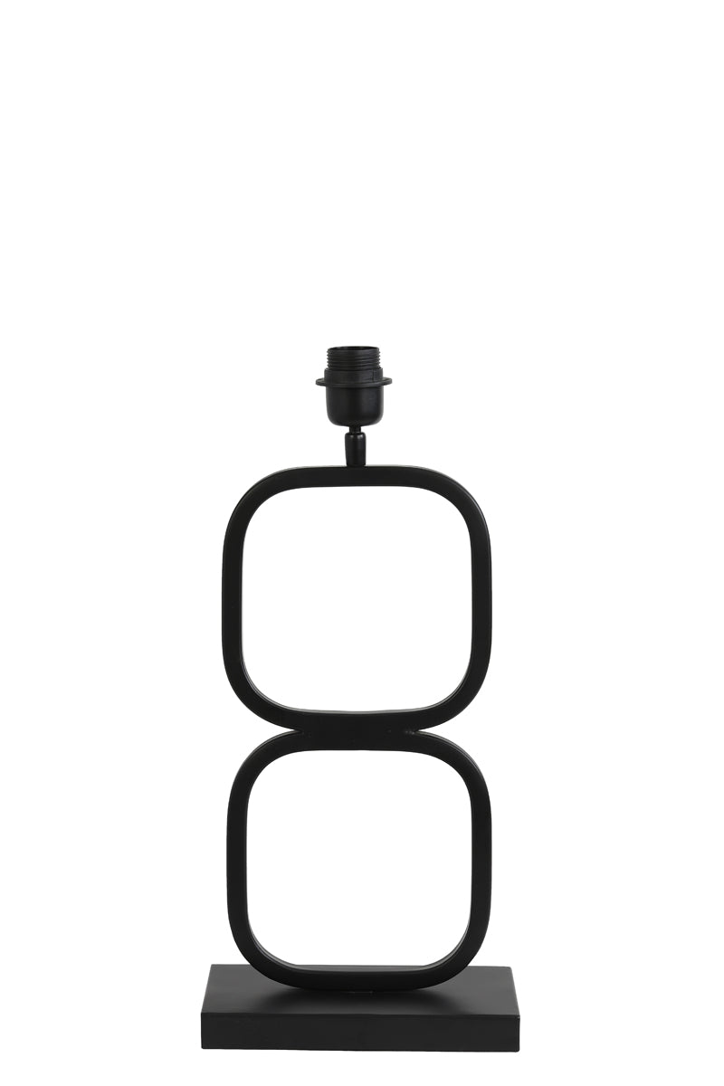 Matte Black Lutika Lamp Base 46x23x11.5 cm