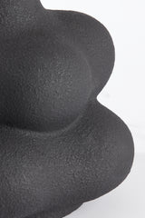 Matte Black Carilo Ceramic Lamp Base - 33x50 cm