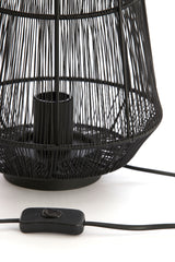 Banjar Black Table Lamp - 24x33 cm Elegance
