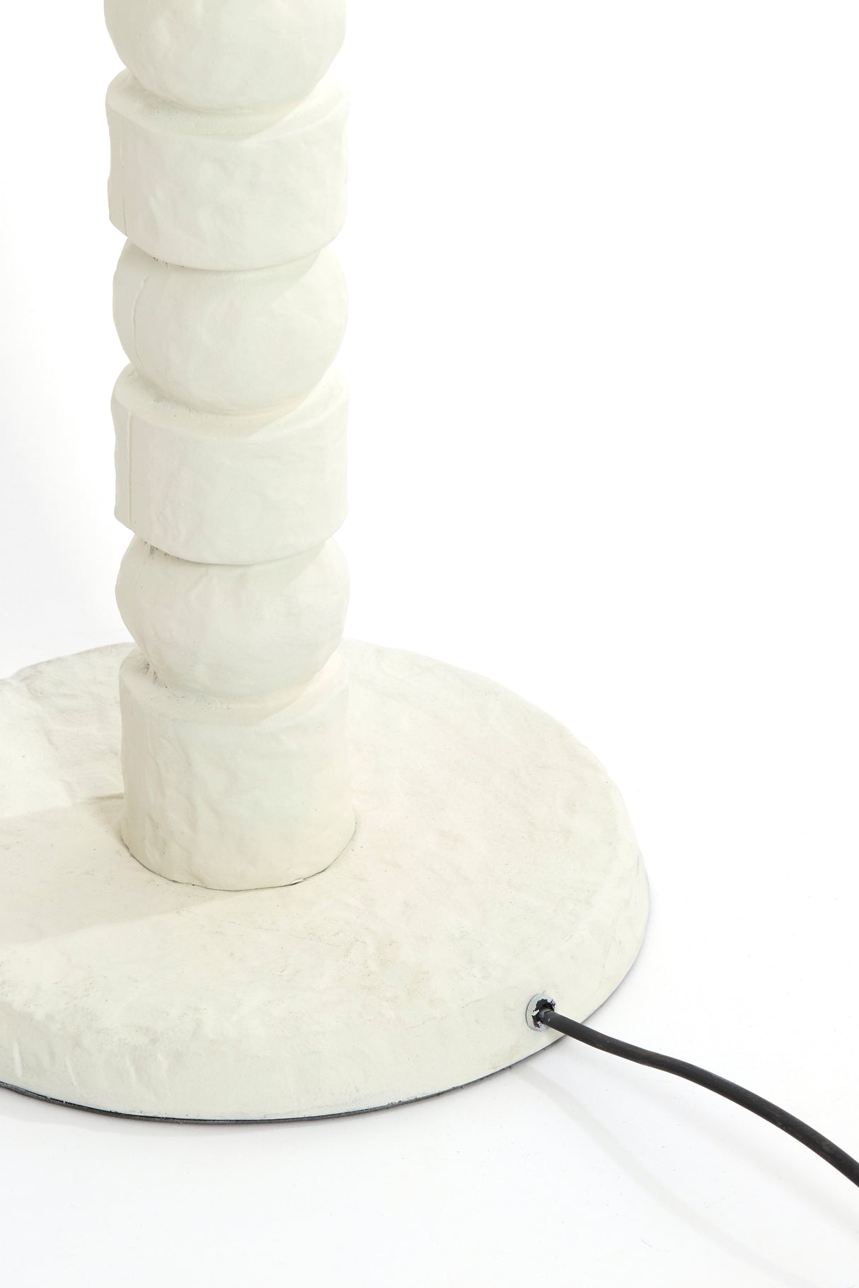 Cream Akti Floor Lamp - Height 146 cm, Diameter 25 cm