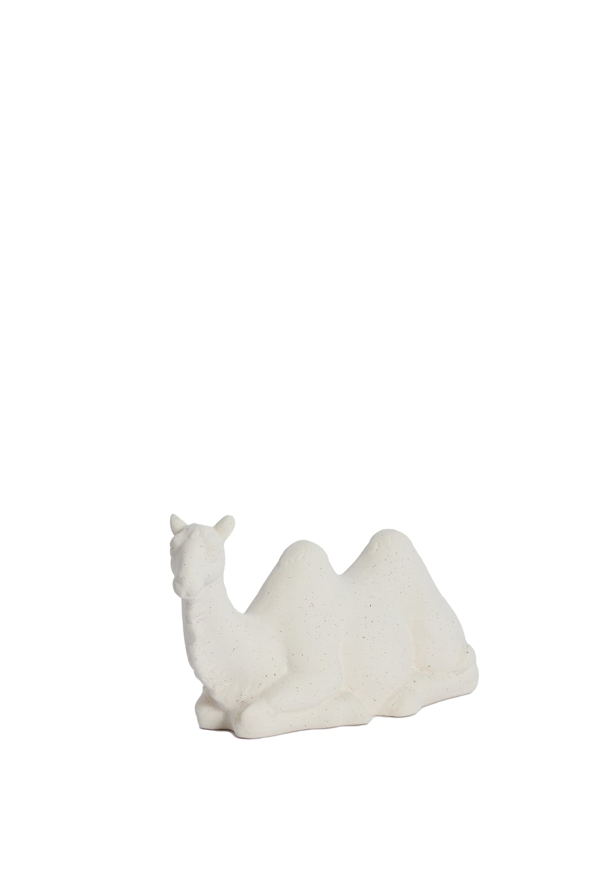 Cream Matte Camel Ornament, 26x10x15 cm